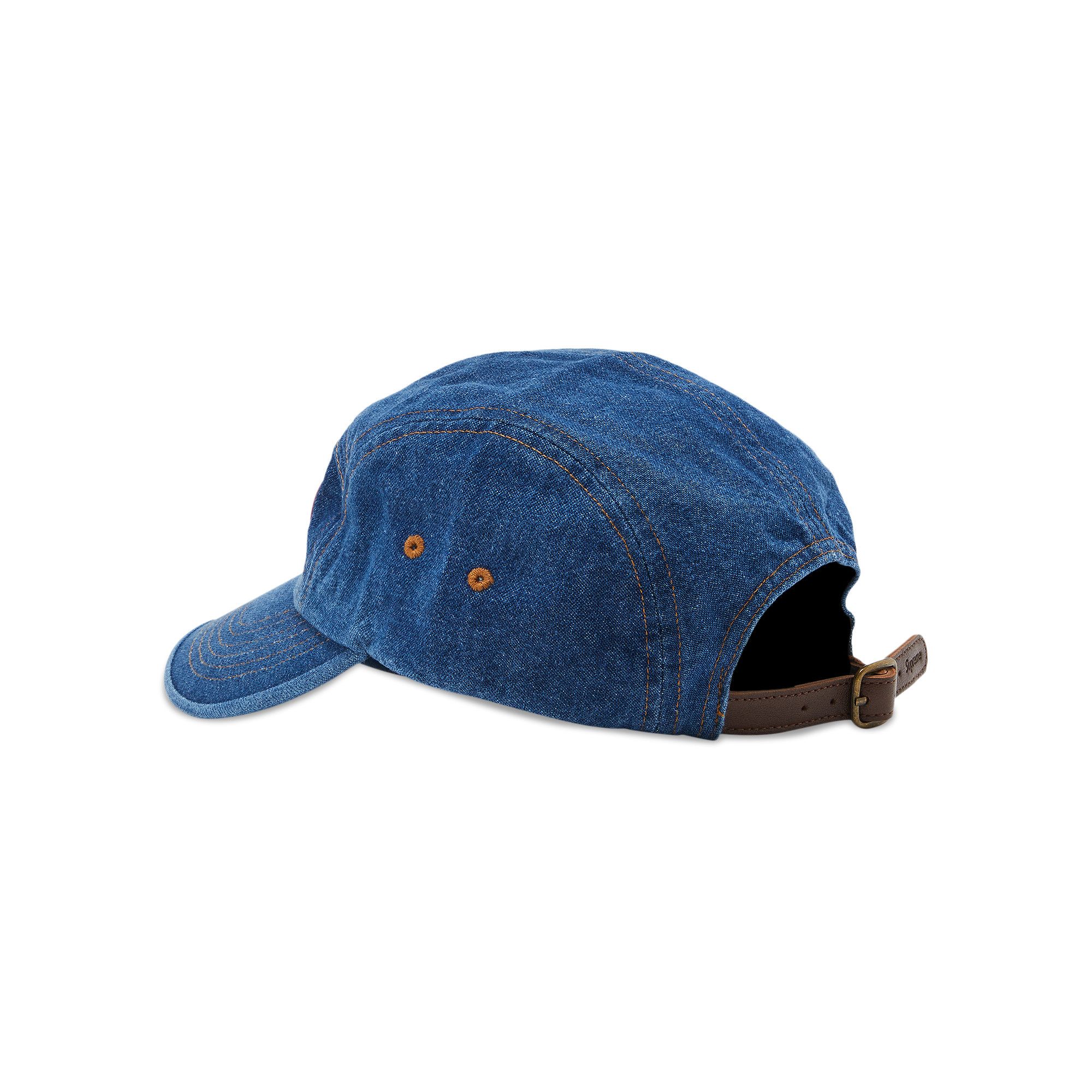 Buy Supreme Washed Chino Twill Camp Cap 'Denim' - FW22H104