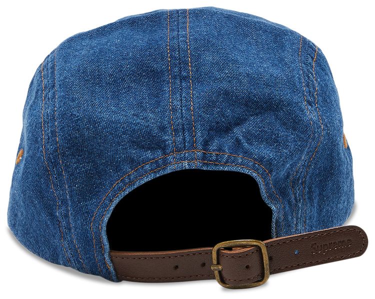 Supreme Washed Chino Twill Camp Cap Denim