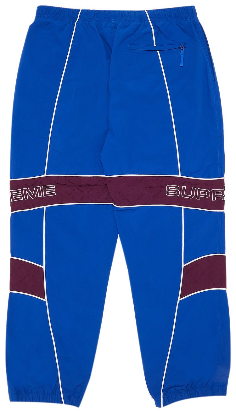 Supreme Jacquard Panel Track Pant Royal