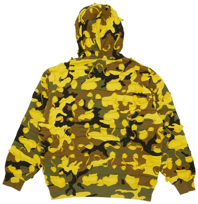 Supreme x Griffin Zip Up Hooded Sweatshirt Yellow Camo