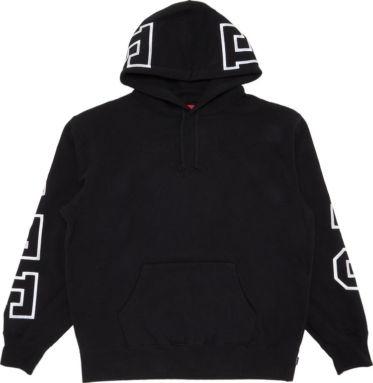 Buy Supreme State Hooded Sweatshirt 'Black' - FW22SW16 BLACK | GOAT