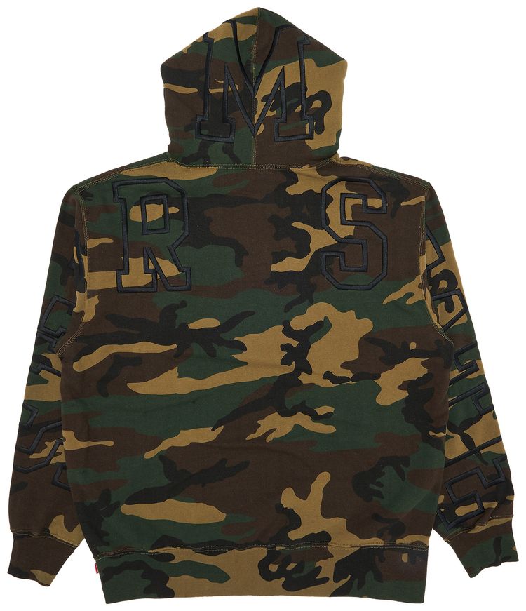 Supreme State Hooded Sweatshirt Woodland Camo