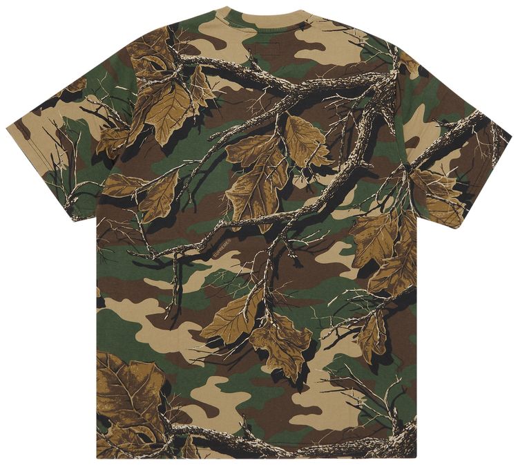 Supreme Small Box Tee Branch Woodland Camo