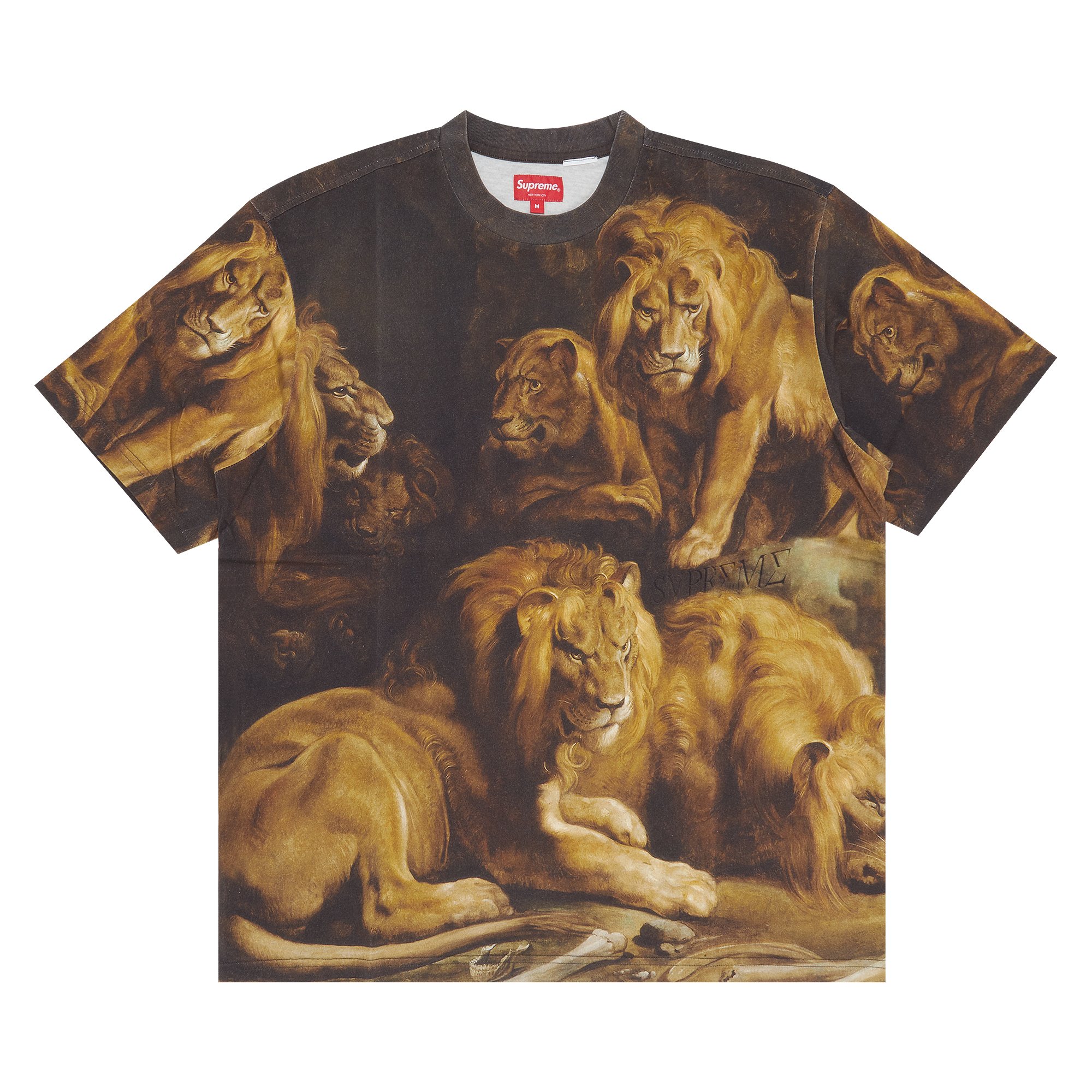 Buy Supreme Lion's Den Short-Sleeve Top 'Multicolor' - FW22KN58