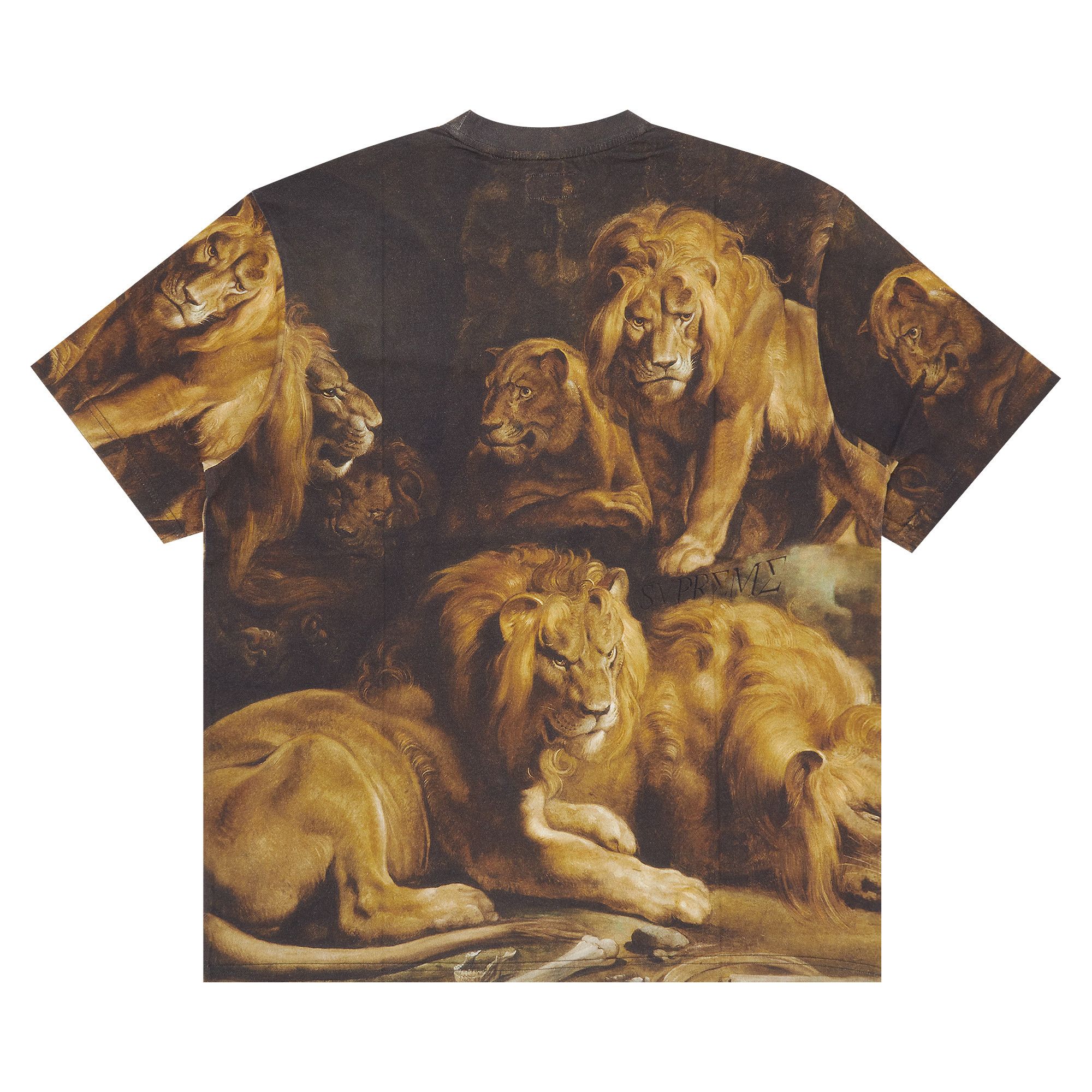 Supreme lion shirt on sale