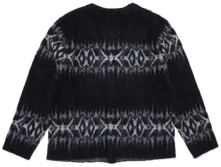 Supreme Abstract Stripe Cardigan Black