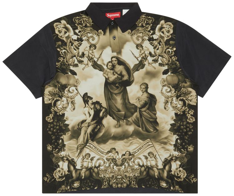 Supreme Heavenly Silk Polo Black