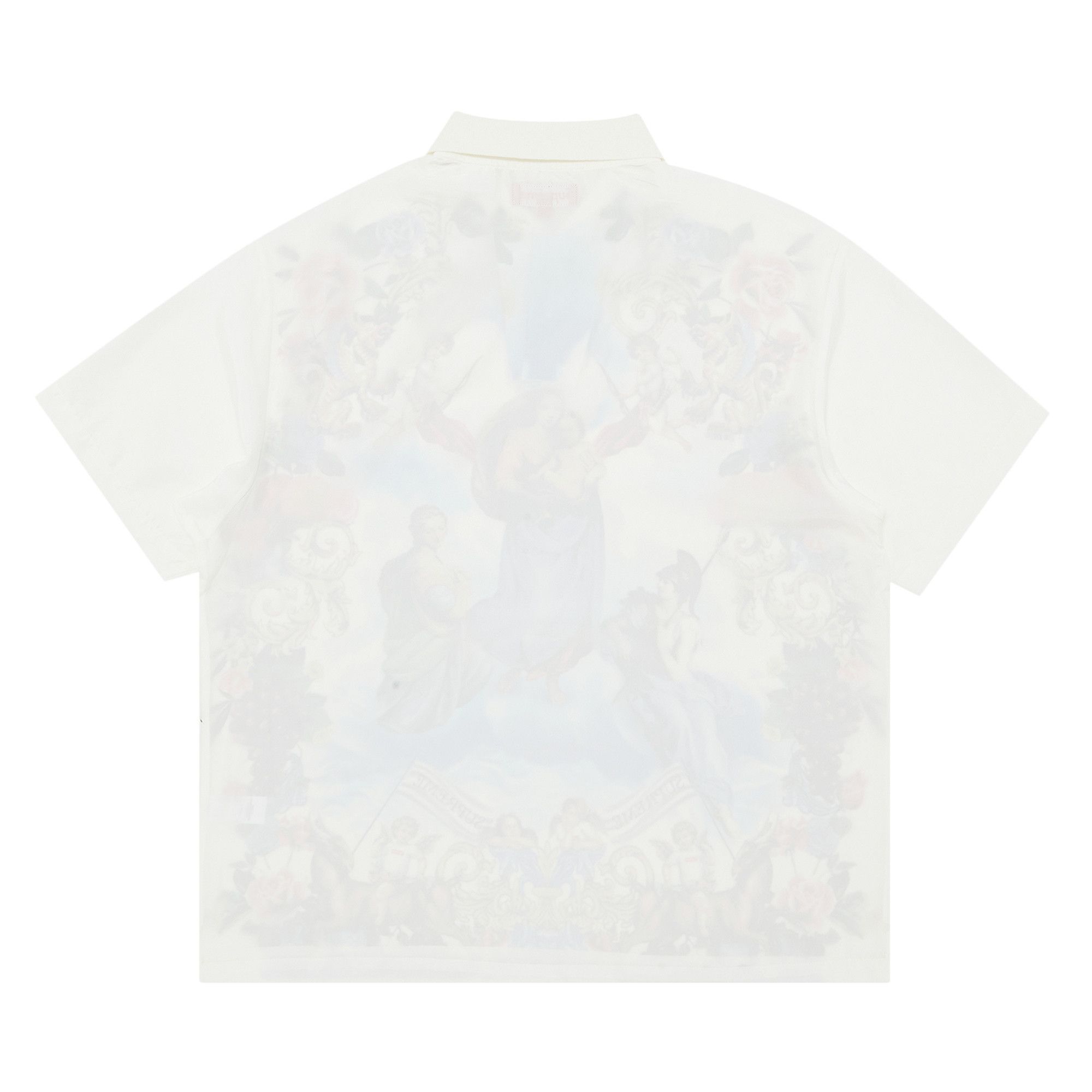 Size xl Supreme Heavenly Silk Polo 'White'