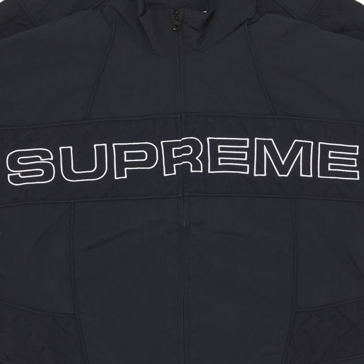 Supreme Jacquard Panel Track Jacket Black