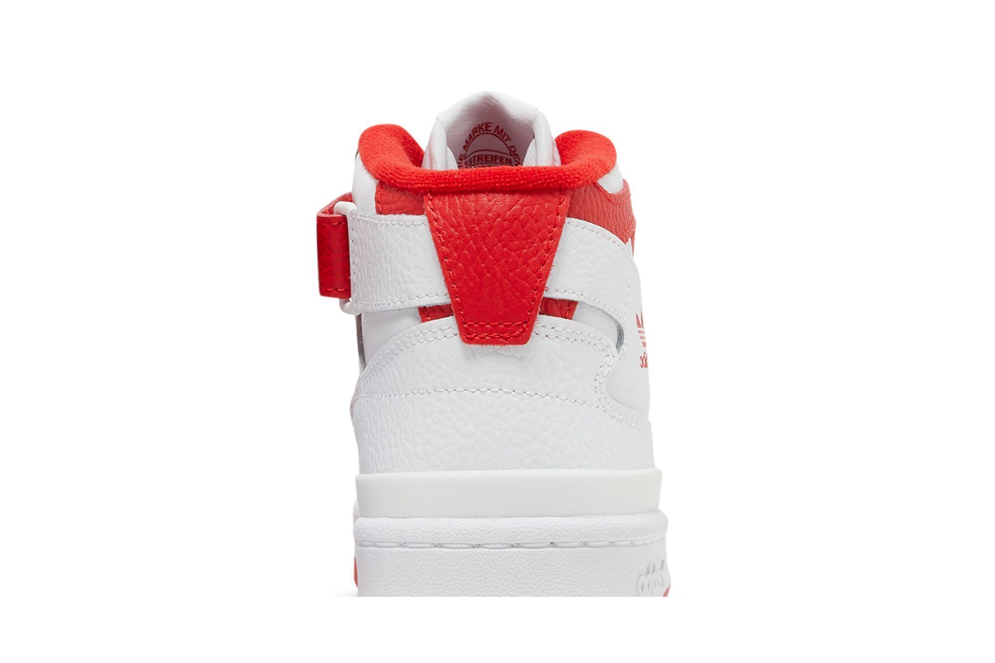 adidas forum mid red white