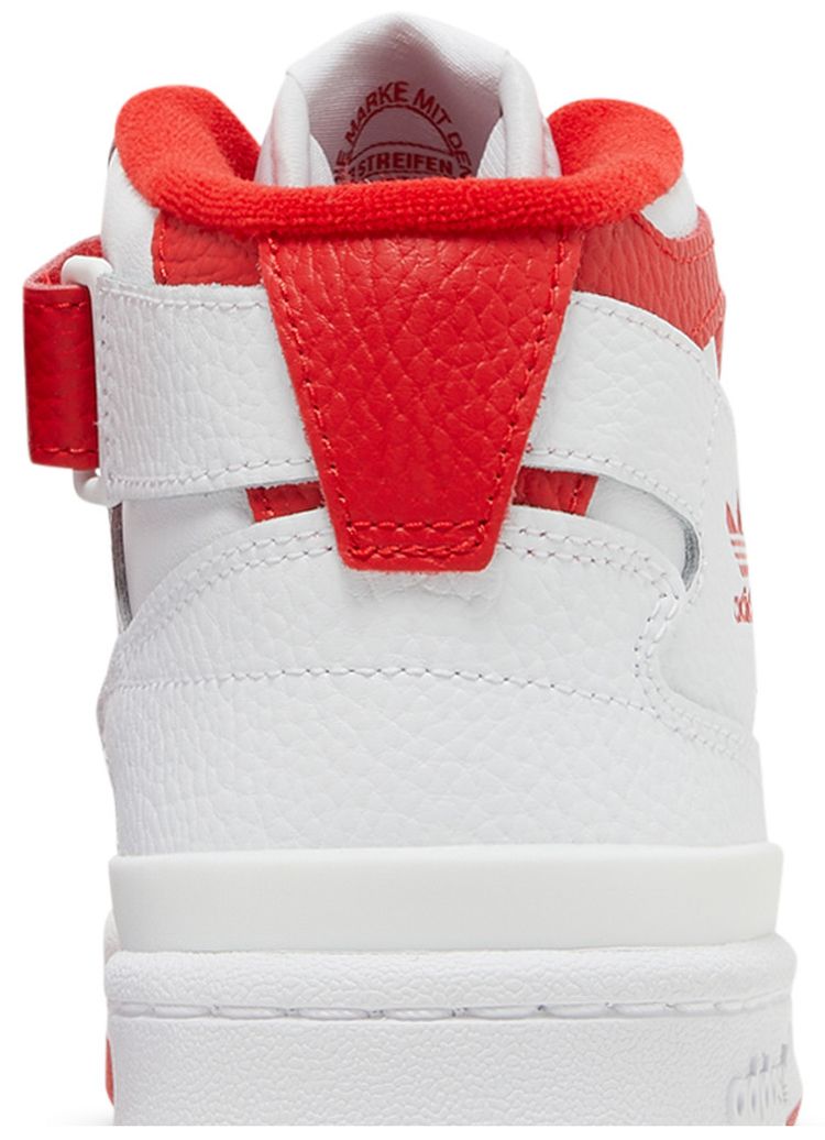 Adidas Forum Mid J White Vivid Red