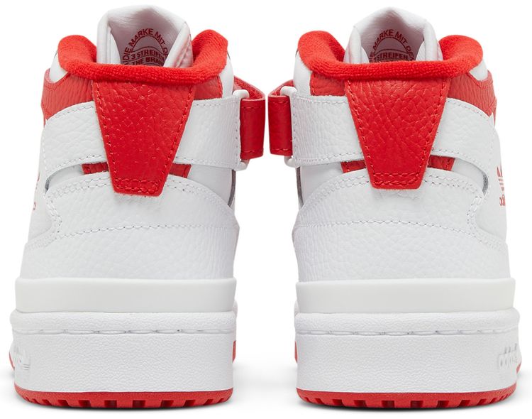 Adidas Forum Mid J White Vivid Red