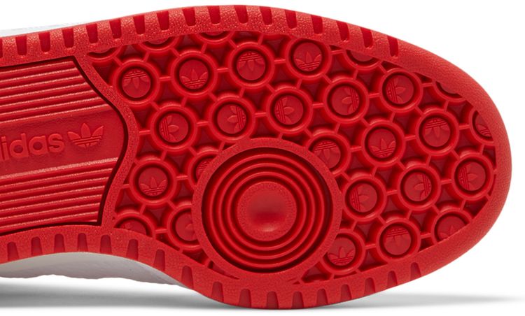 Adidas Forum Mid J White Vivid Red