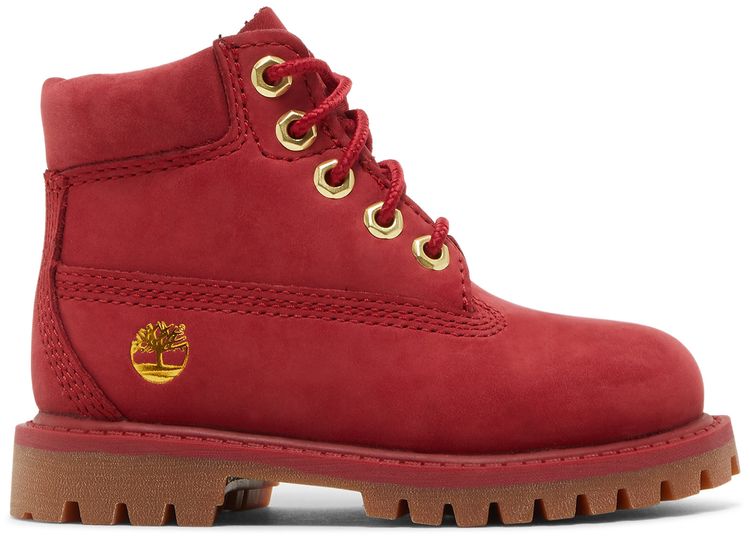 Timberland 6 Inch Premium Boot Toddler Dark Red
