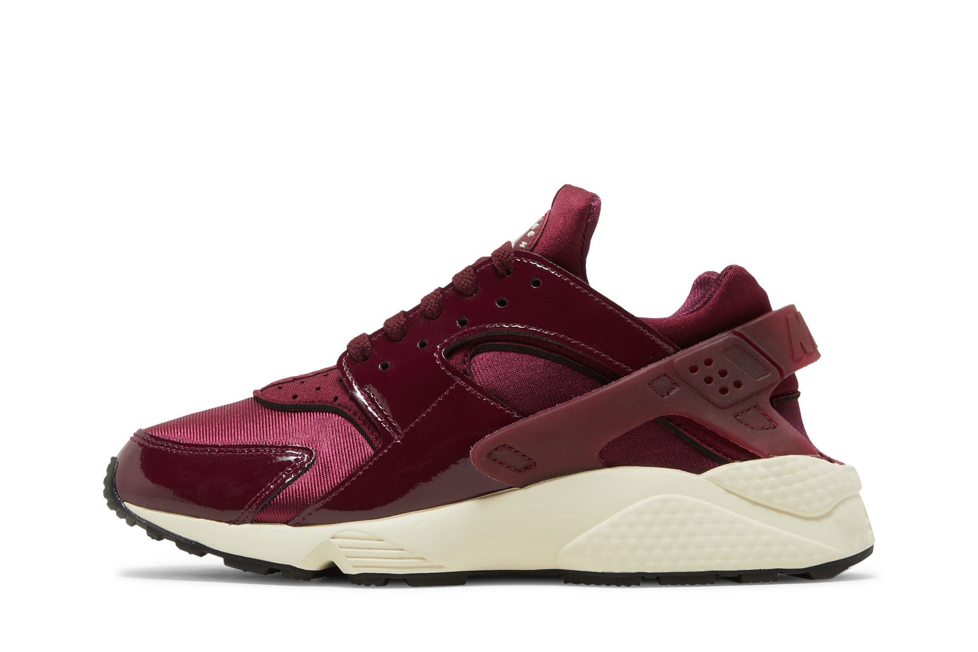 Nike burgundy huarache best sale