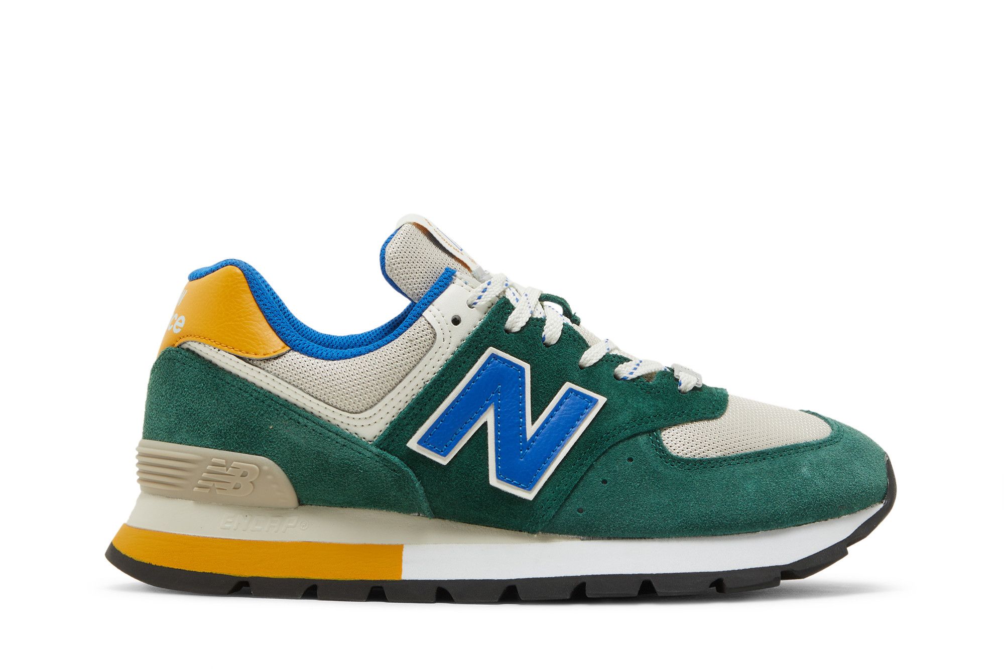 New balance 574 green and blue top