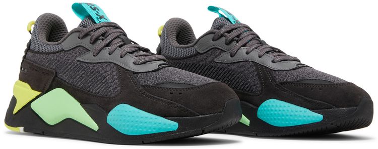 Puma RS X Highlighter Castlerock Fluorescent Yellow