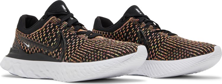 React Infinity Run Flyknit 3 Black Multi