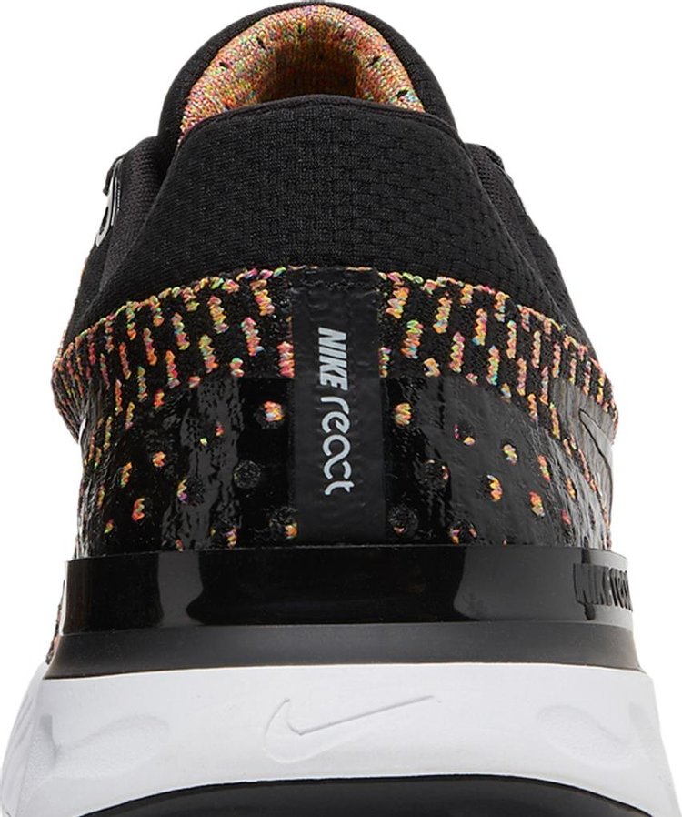 React Infinity Run Flyknit 3 Black Multi