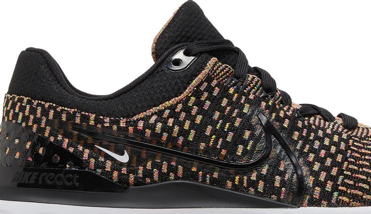 React Infinity Run Flyknit 3 Black Multi