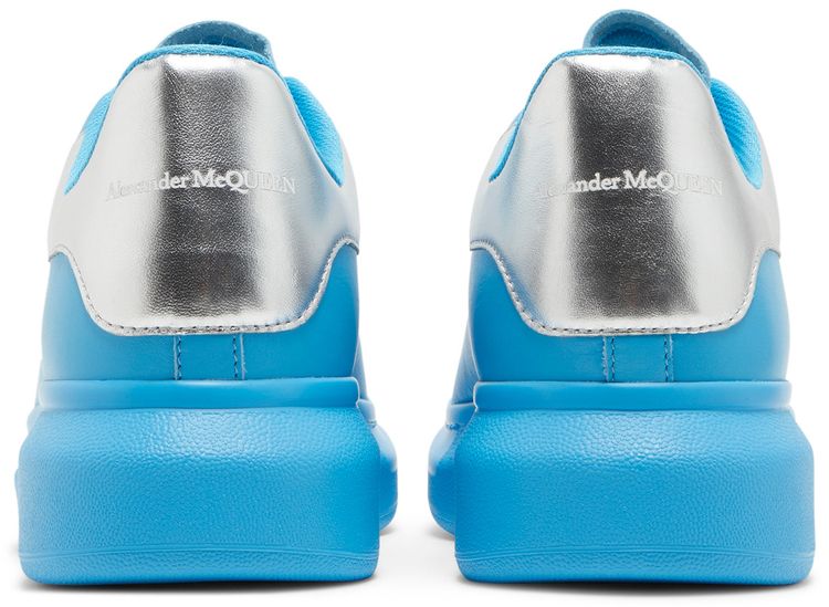 Alexander McQueen Oversized Sneaker Painter Blue Silver