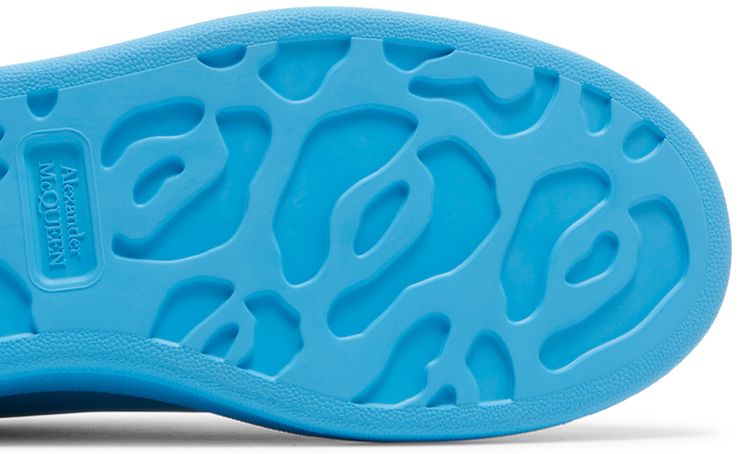 Alexander McQueen Oversized Sneaker Painter Blue Silver