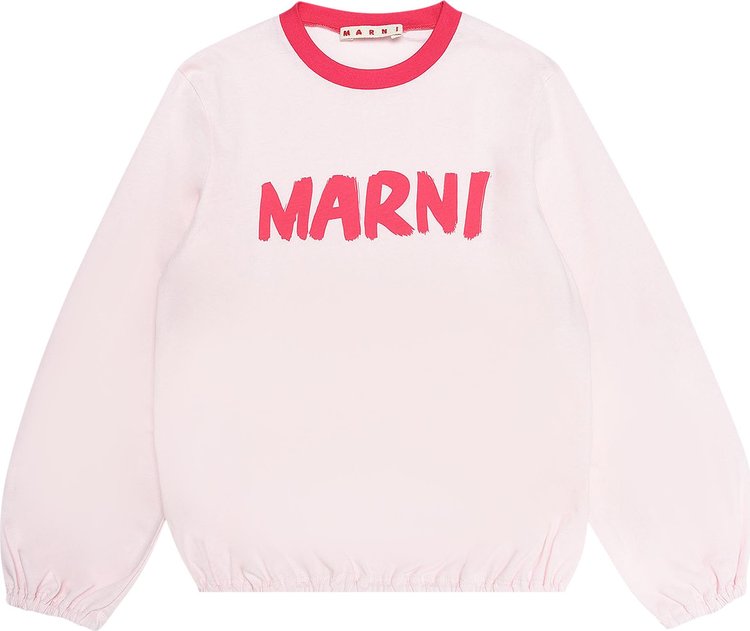 Marni Kids Logo Sweater 'Pink'