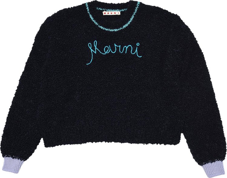 Marni Kids Logo Sweater 'Blue'