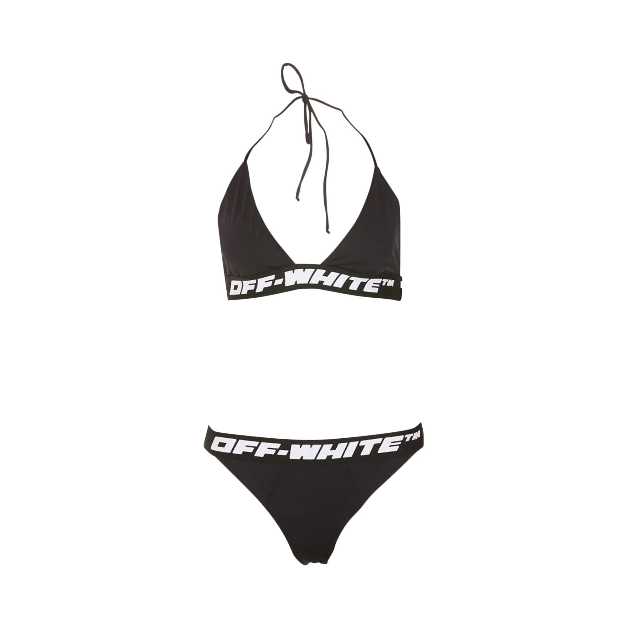 Buy Off-White Logo Band Bikini 'Black
