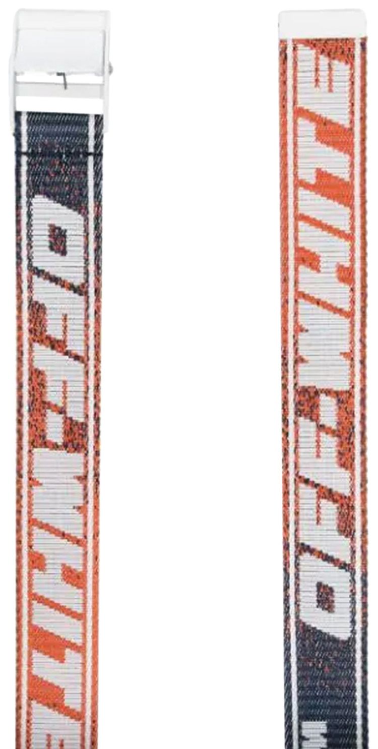 Off White Buckle Fastening Industrial Belt MulticolorWhite