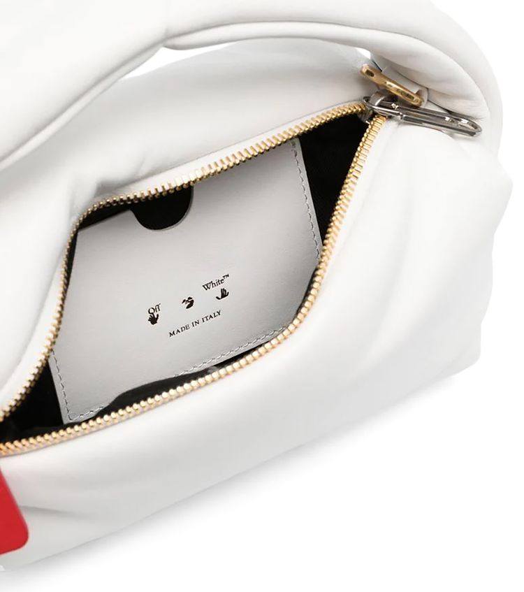 Off White Pump Pouch Tote Bag White