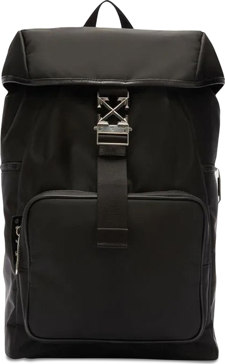 Off-white nylon backpack with arrow buckle – AUMI 4