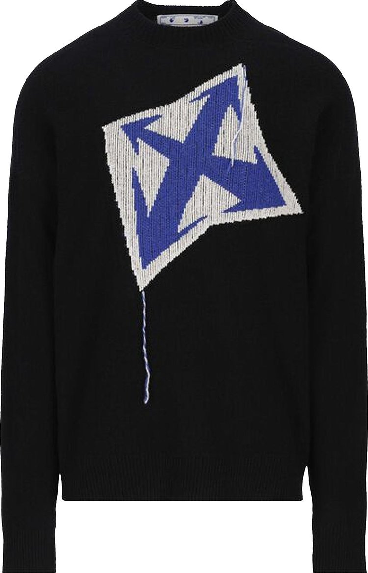 Off-White Arrows Intarsia Wool Jumper 'Black'