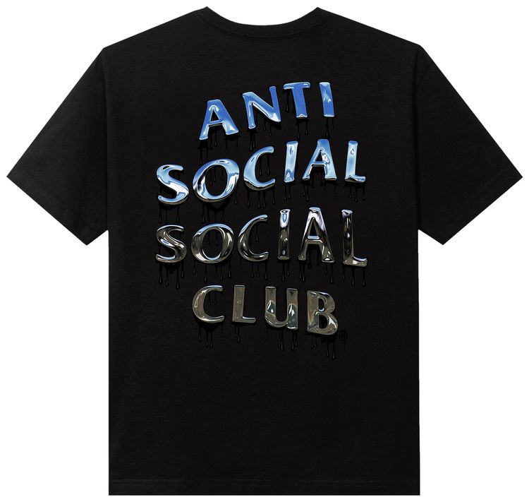 Anti Social Social Club Mind Melt Tee Black