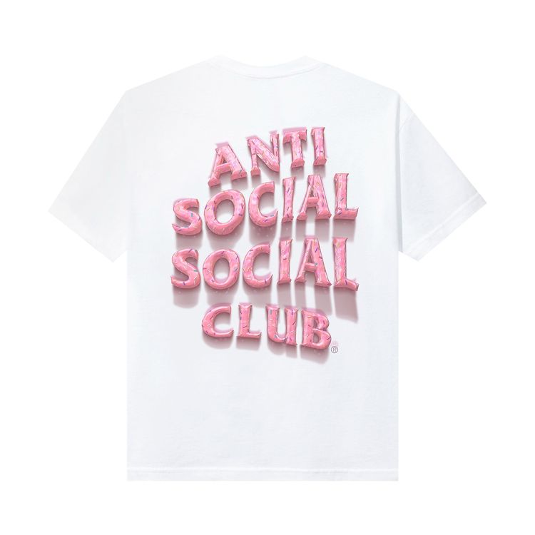 Anti Social Social Club Sprinkling Tears Tee White