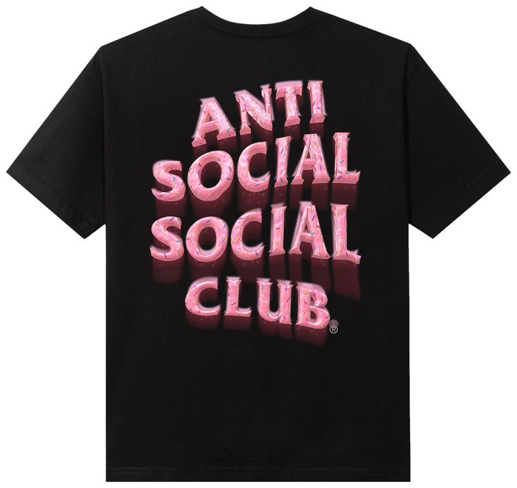 Anti Social Social Club Sprinkling Tears Tee Black