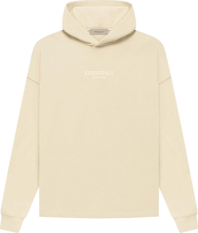 Fear of God Essentials Relaxed Hoodie 'Egg Shell'
