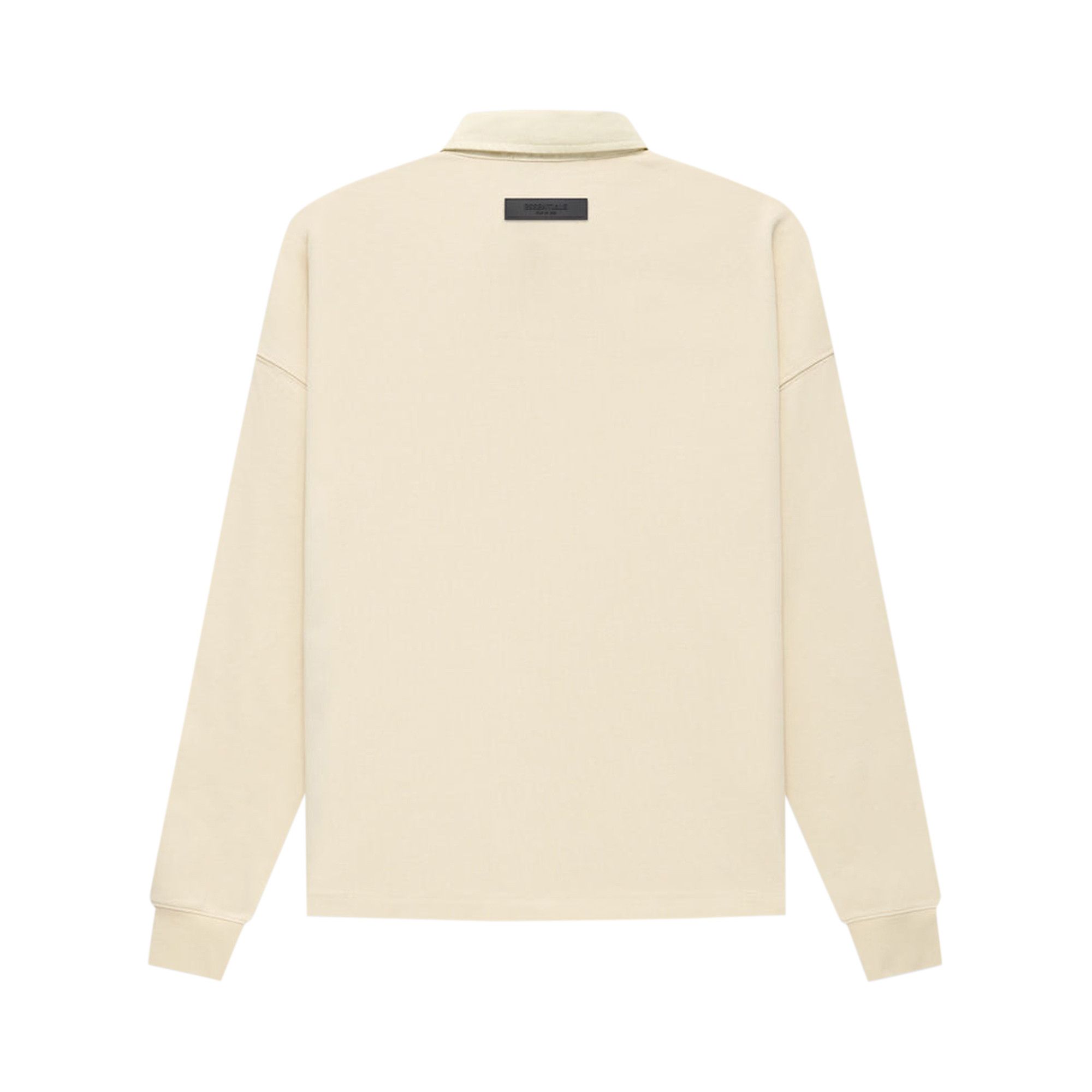★22SS 最新作★FOG Essentials 1977 Henley Rugby Sweatshirt Buy Fear of God Essentials Henley Rugby 'Egg Shell