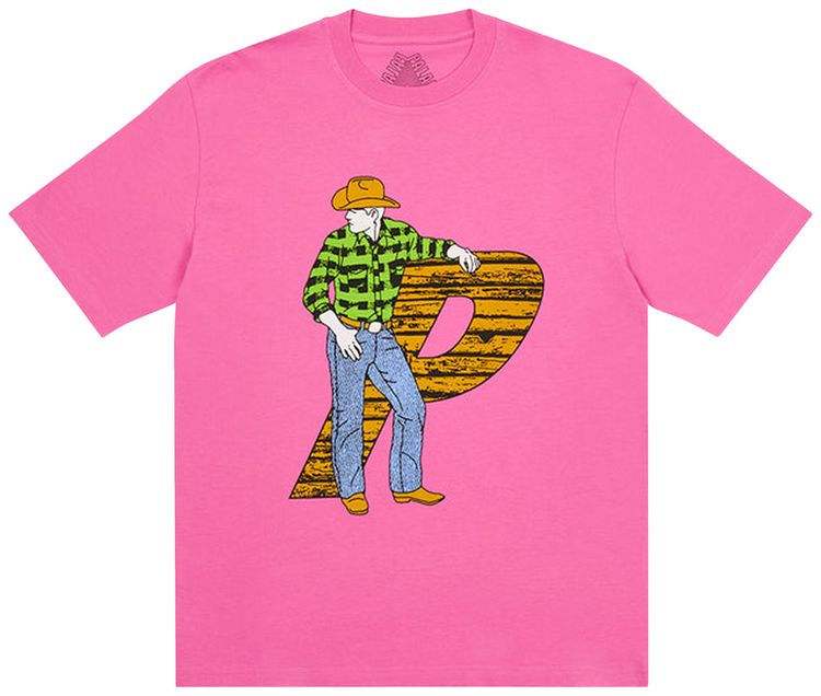 Palace Saddle Up T Shirt Pink