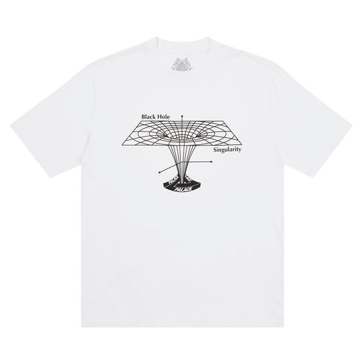 Palace Black Hole T Shirt White