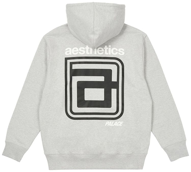 Palace Aesthetics Hood Grey Marl