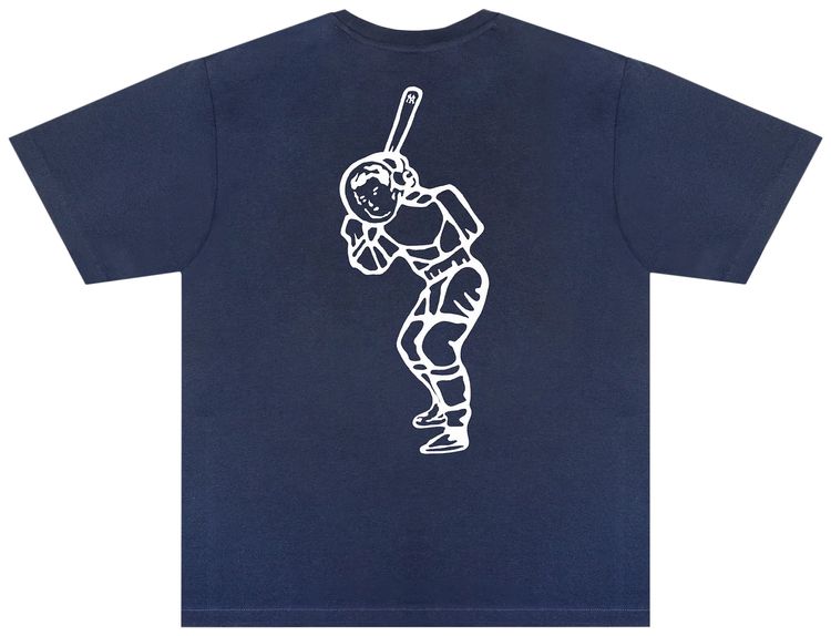 Billionaire Boys Club x New York Yankees Arch Logo Short Sleeve Tee Navy