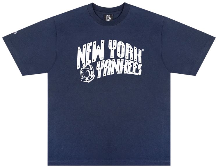 Billionaire Boys Club x New York Yankees Arch Logo Short Sleeve Tee Navy