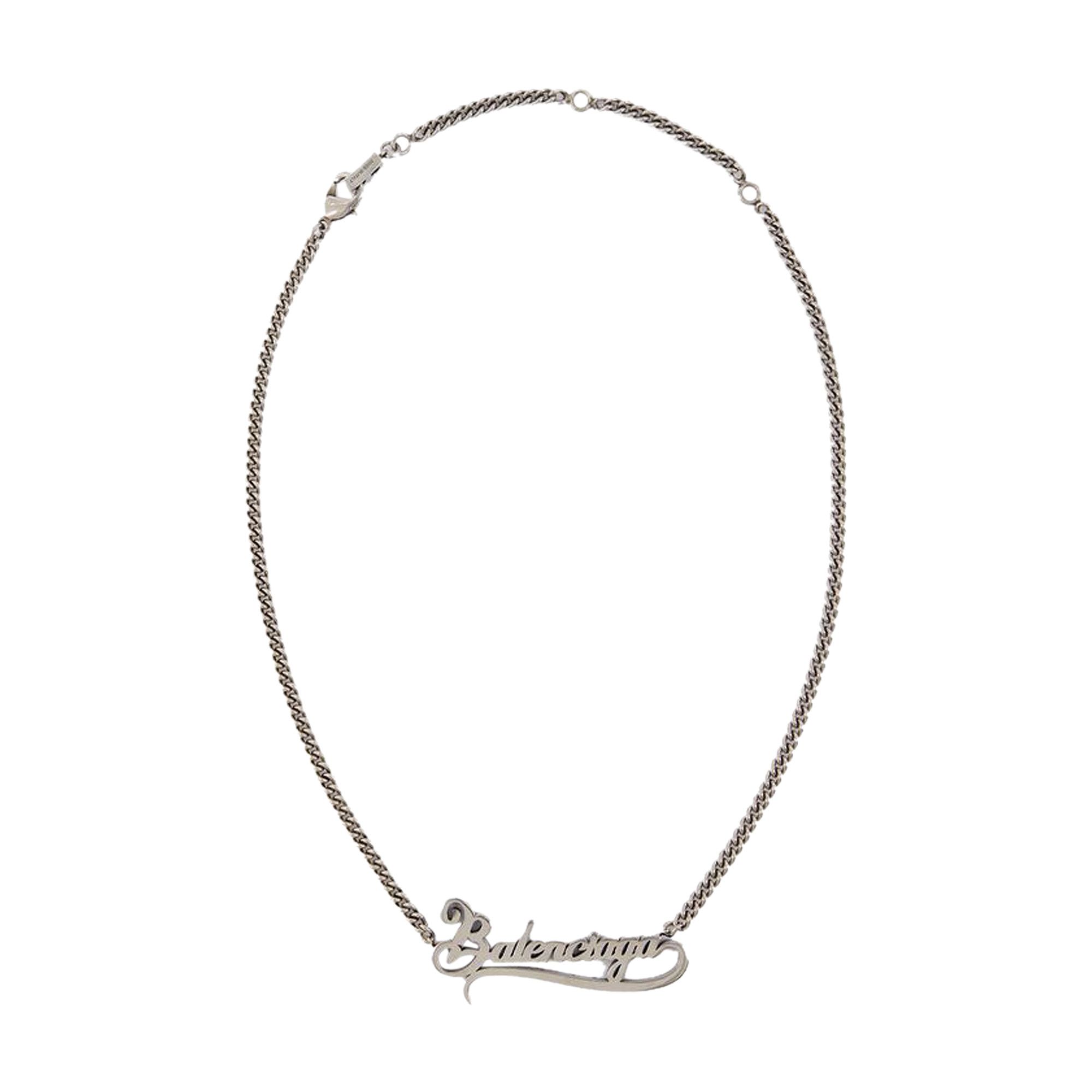 Buy Balenciaga Necklace 'Silver' - 674577 TZ99I 0911 | GOAT