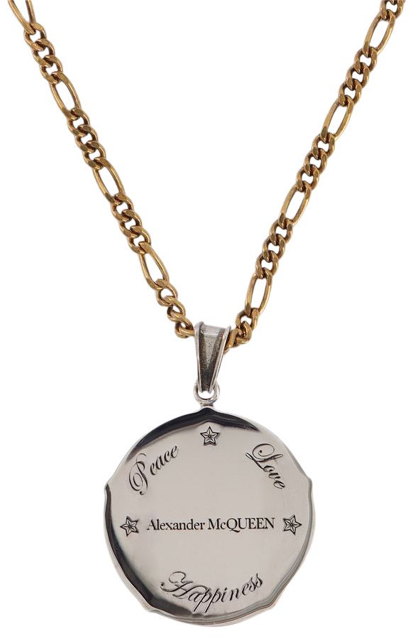 Alexander McQueen Medaillon Necklace Multicolor