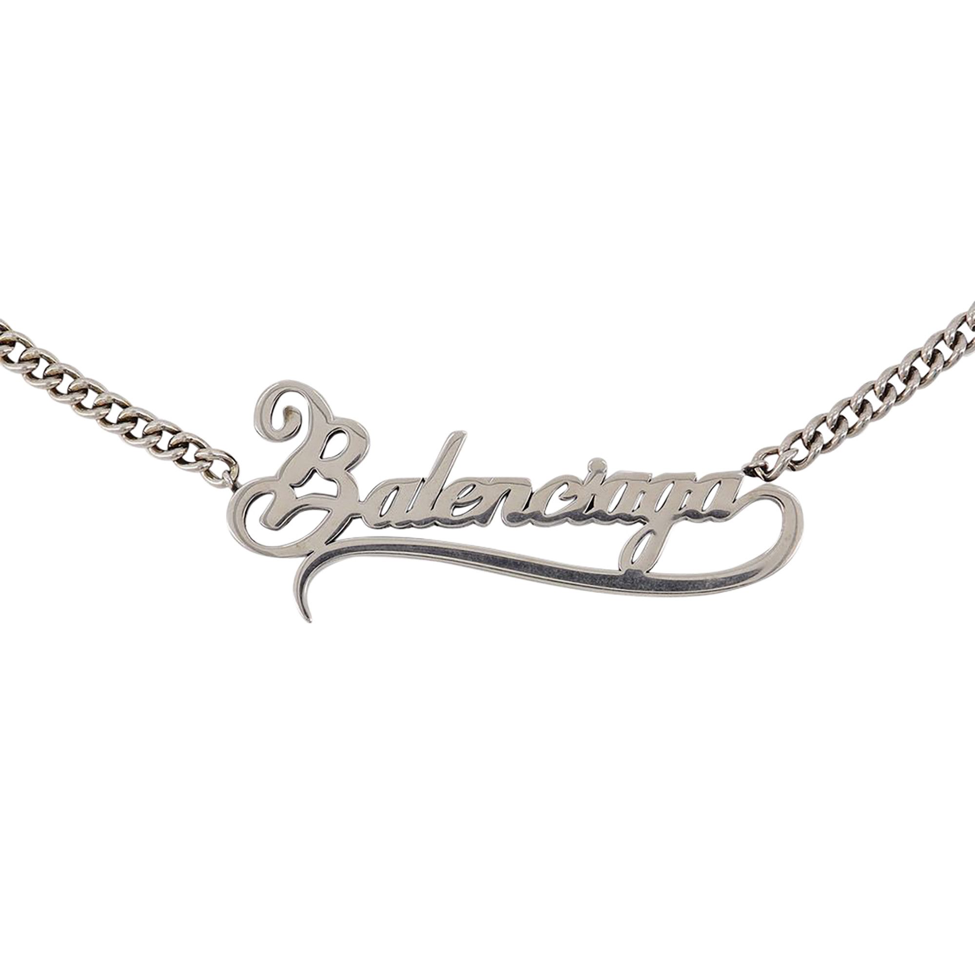 アクセサリー BALENCIAGATags Logo TZ99I-0911 バレンシアガ BALENCIAGA ネックレス 674577 TZ99I 0911