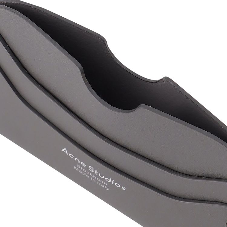 Acne Studios Elmas Large Card Holder Dark Grey