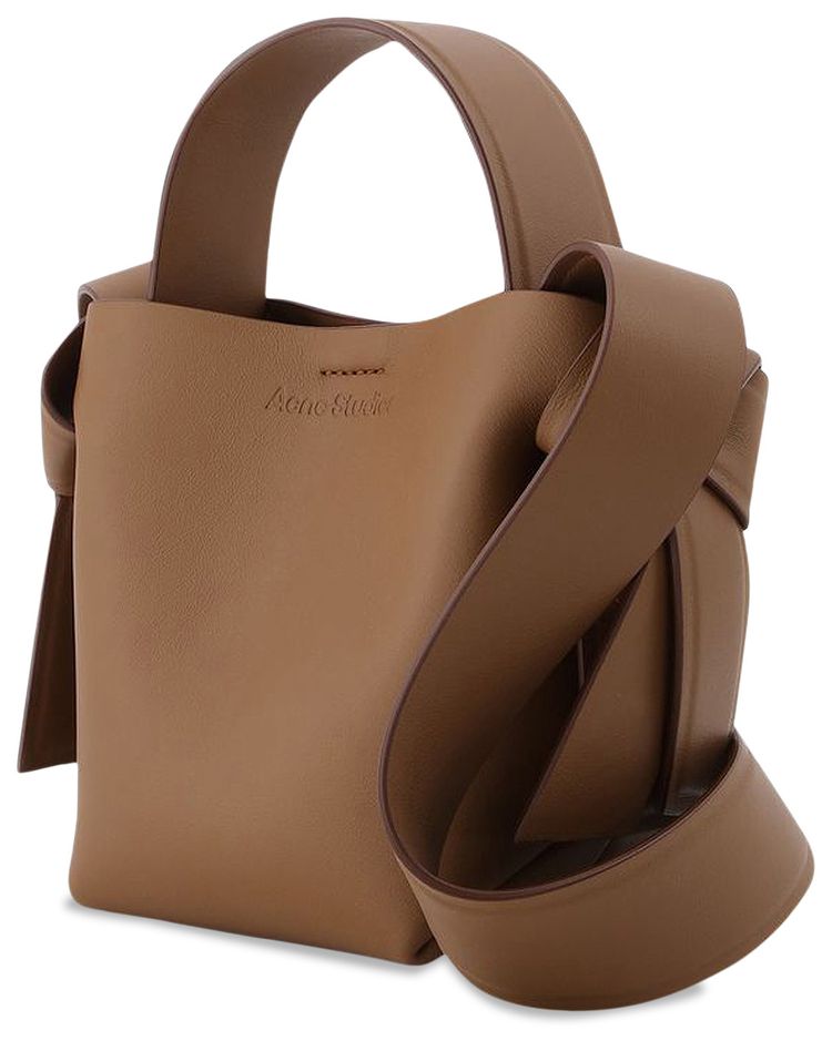 Acne Studios Musubi Micro Tote Camel Brown