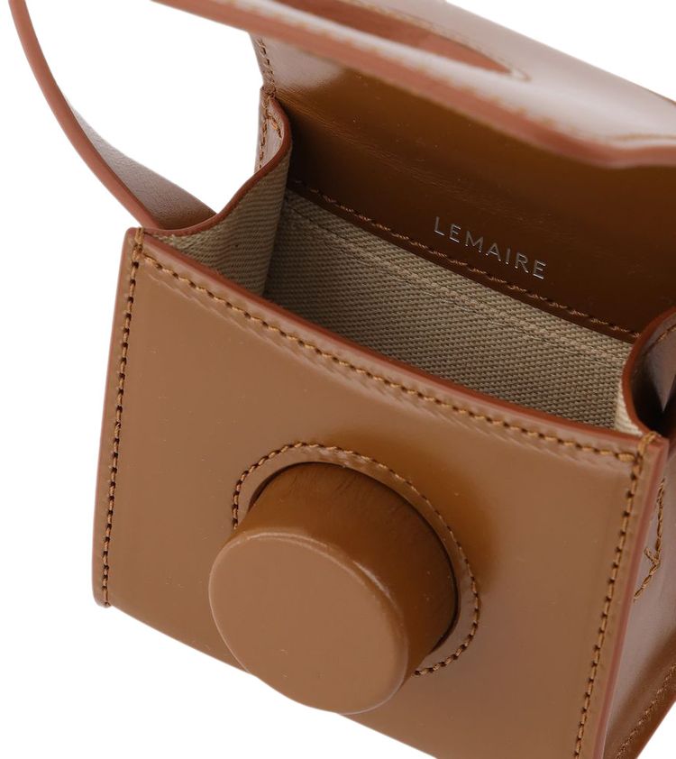 Lemaire Mini Camera Bag Brown
