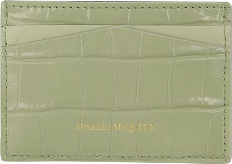 Alexander McQueen Card Holder Sage